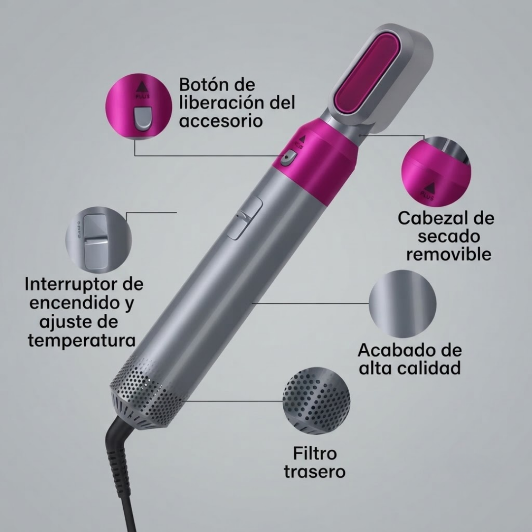 Cepillo Profesional 5 en 1