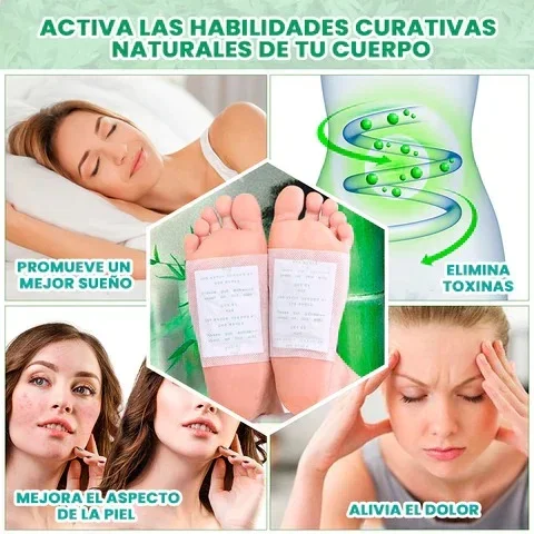 Parches KINOKI: Despierta renovado y libre de toxinas, naturalmente.