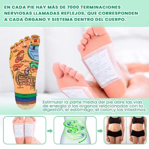 Parches KINOKI: Despierta renovado y libre de toxinas, naturalmente.