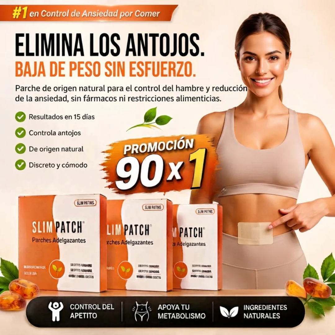 Pack Transformación 90 Días: 3 Cajas Slim Patch® (Tratamiento Completo + Envío Gratis)